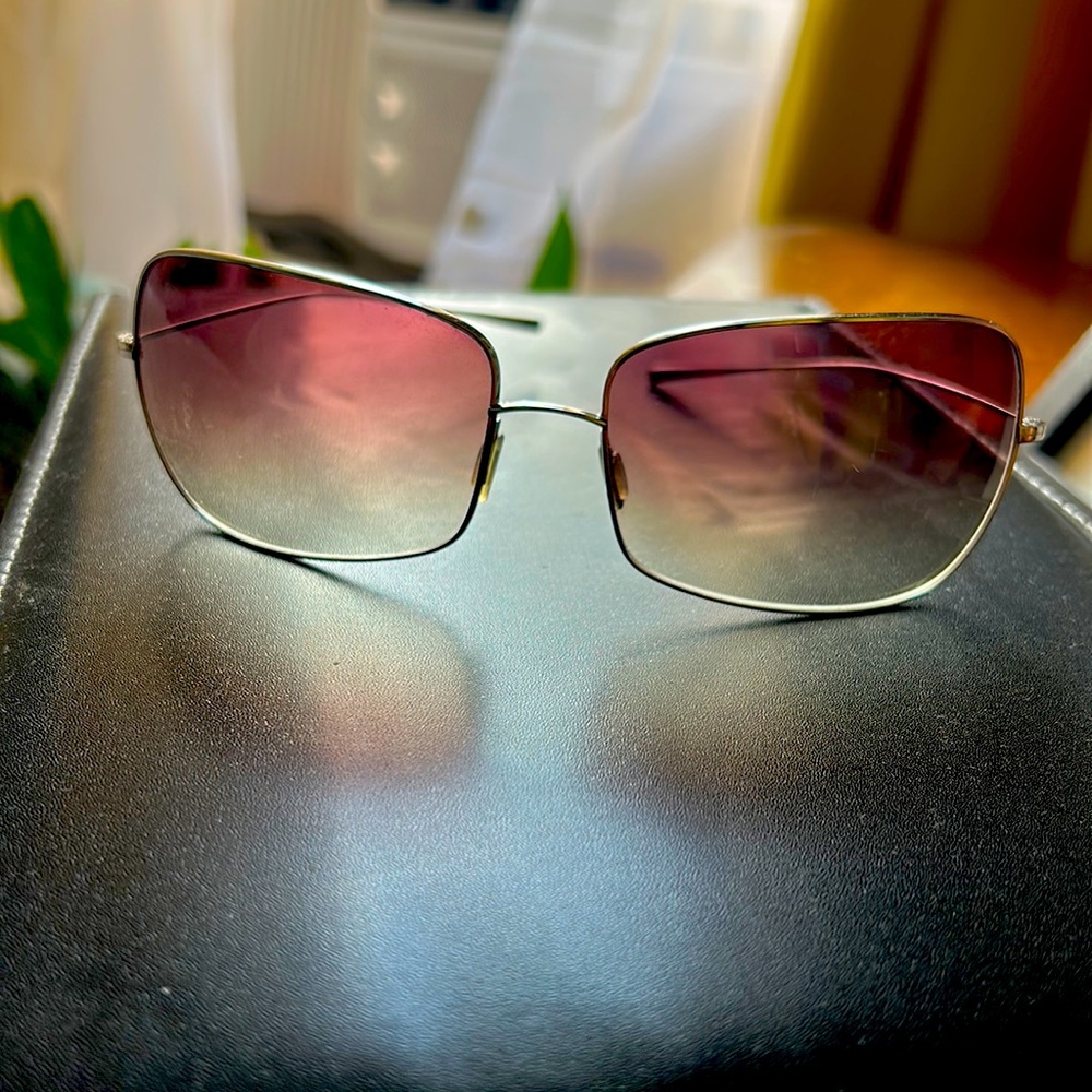 Oliver peoples sunglasses silver frame